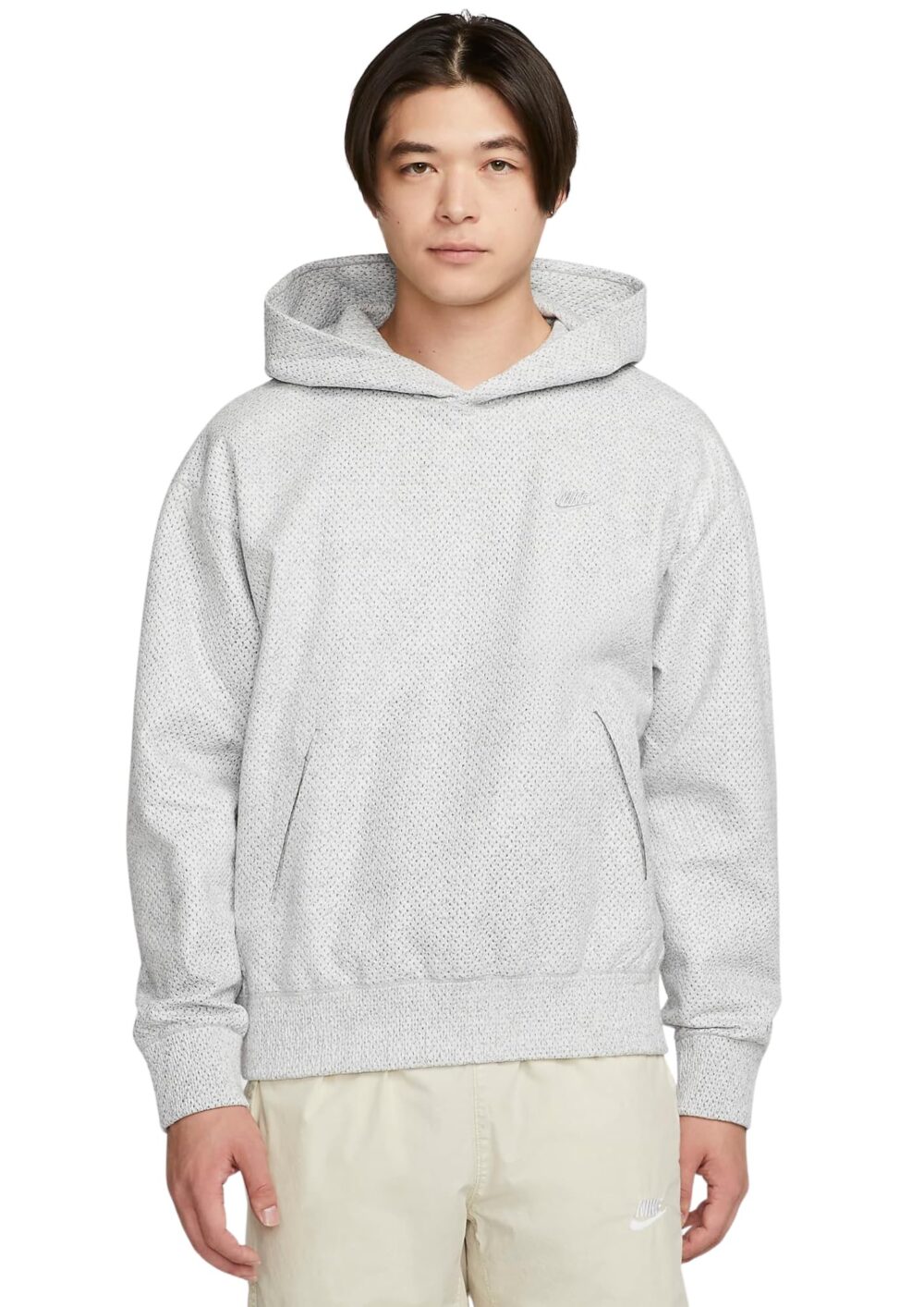 Nike AS M NSW TFADV PO Hoodie NKFWD-LT Smoke Grey/HTR/LT Smoke GREY-DX4303-084-L