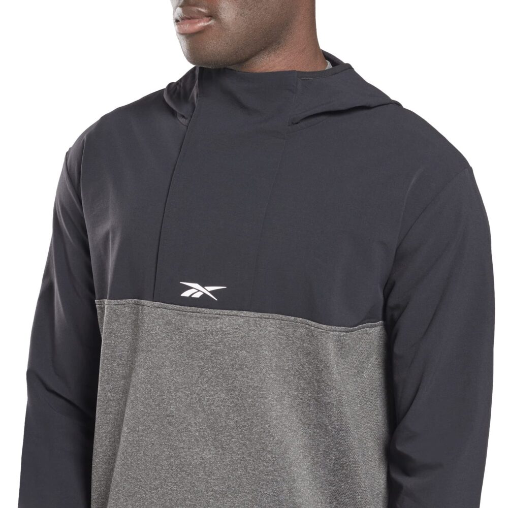 Reebok Men Hoodies Black/White - Image 3