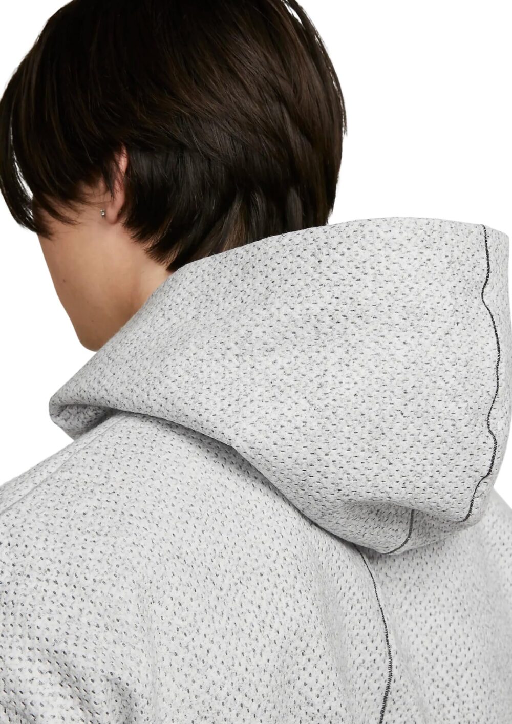 Nike AS M NSW TFADV PO Hoodie NKFWD-LT Smoke Grey/HTR/LT Smoke GREY-DX4303-084-L - Image 4