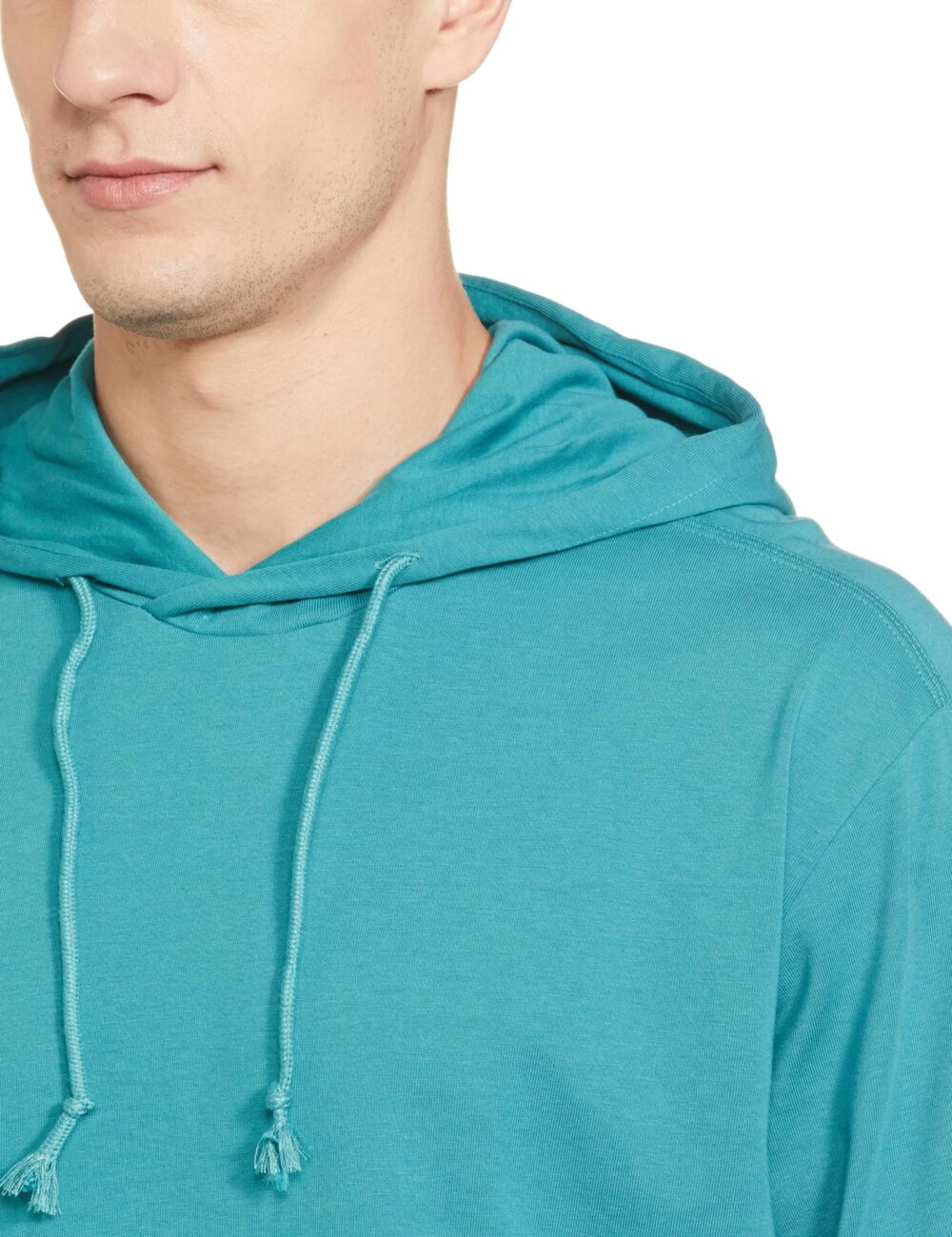Adidas Men's Cotton Neck Hooded Sweatshirt (IT0173_ARCFUS - Image 3