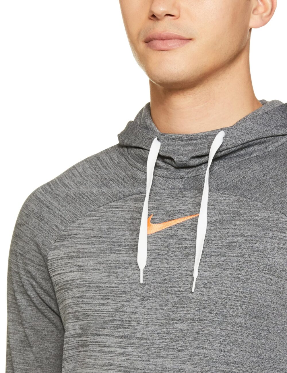 Nike Men's Cotton AS M NK DF ACD Regular Hoodie PO FP HT-Black/Sunset GLOW-DQ5052-010-M, Medium - Image 3